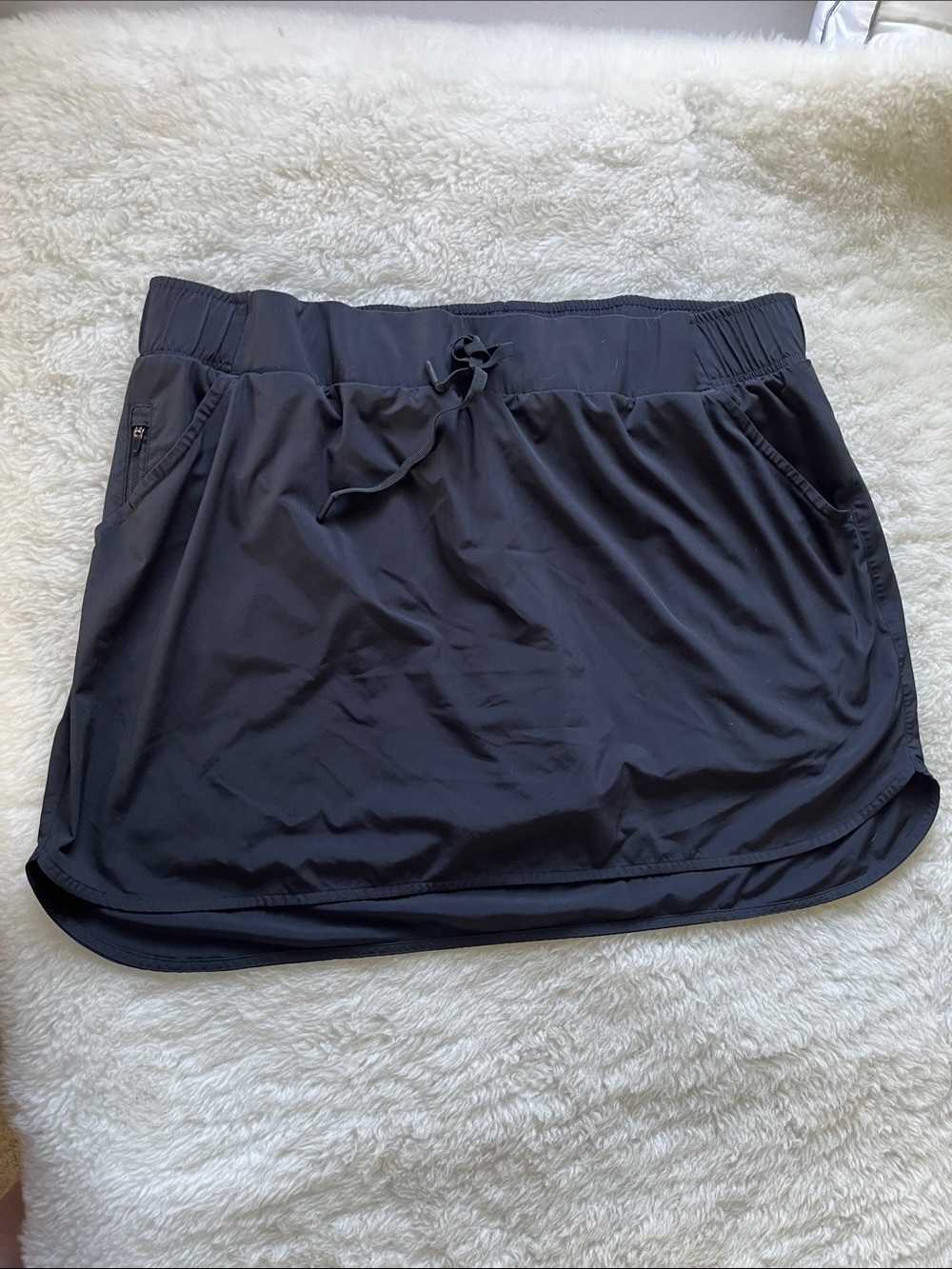 All in Motion Black Athletic Drawstring Golf Tennis Skort